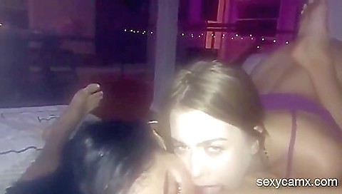 Two horny sluts get into the massage