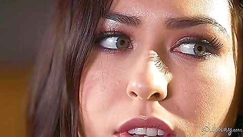 Mature woman with sexy brunette