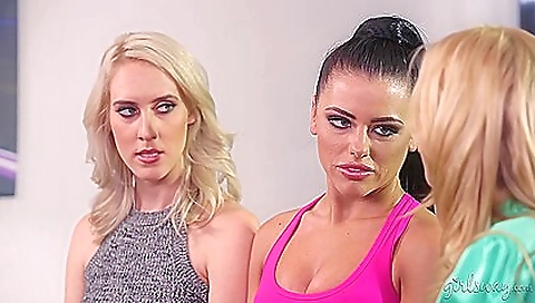 Two hot lesbians get into each other