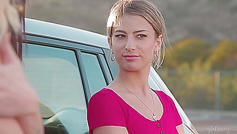 Sexy blonde with big tits gets fucked